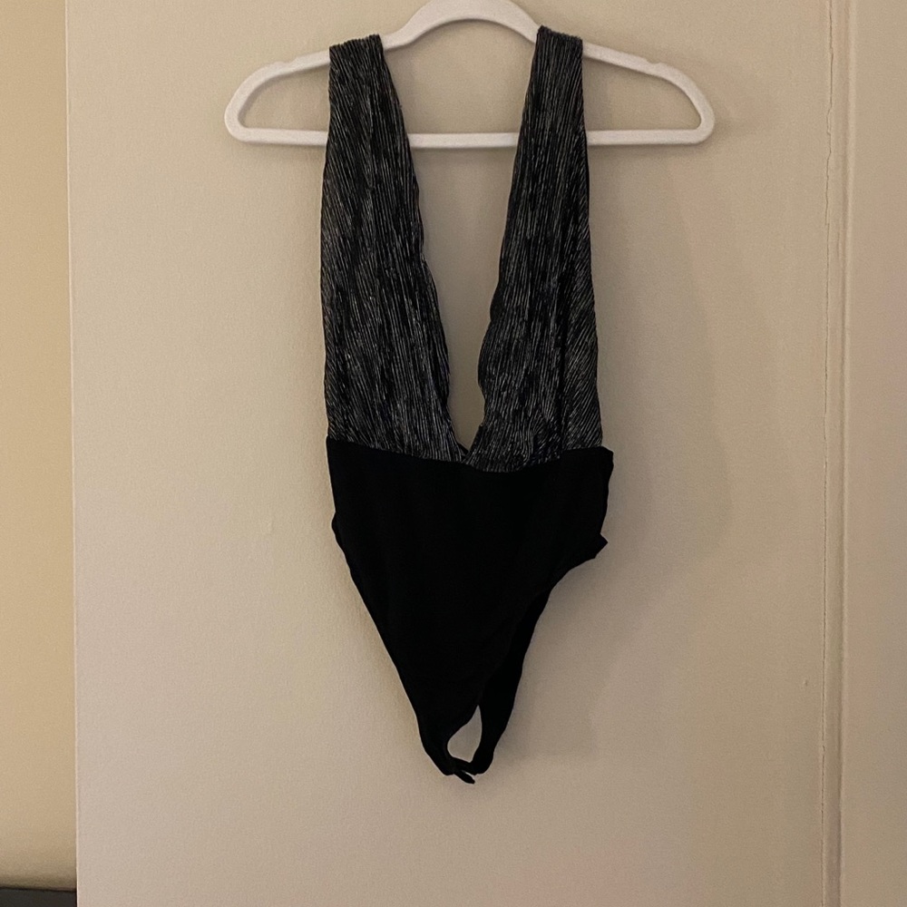 By The Way Deep V Body suit